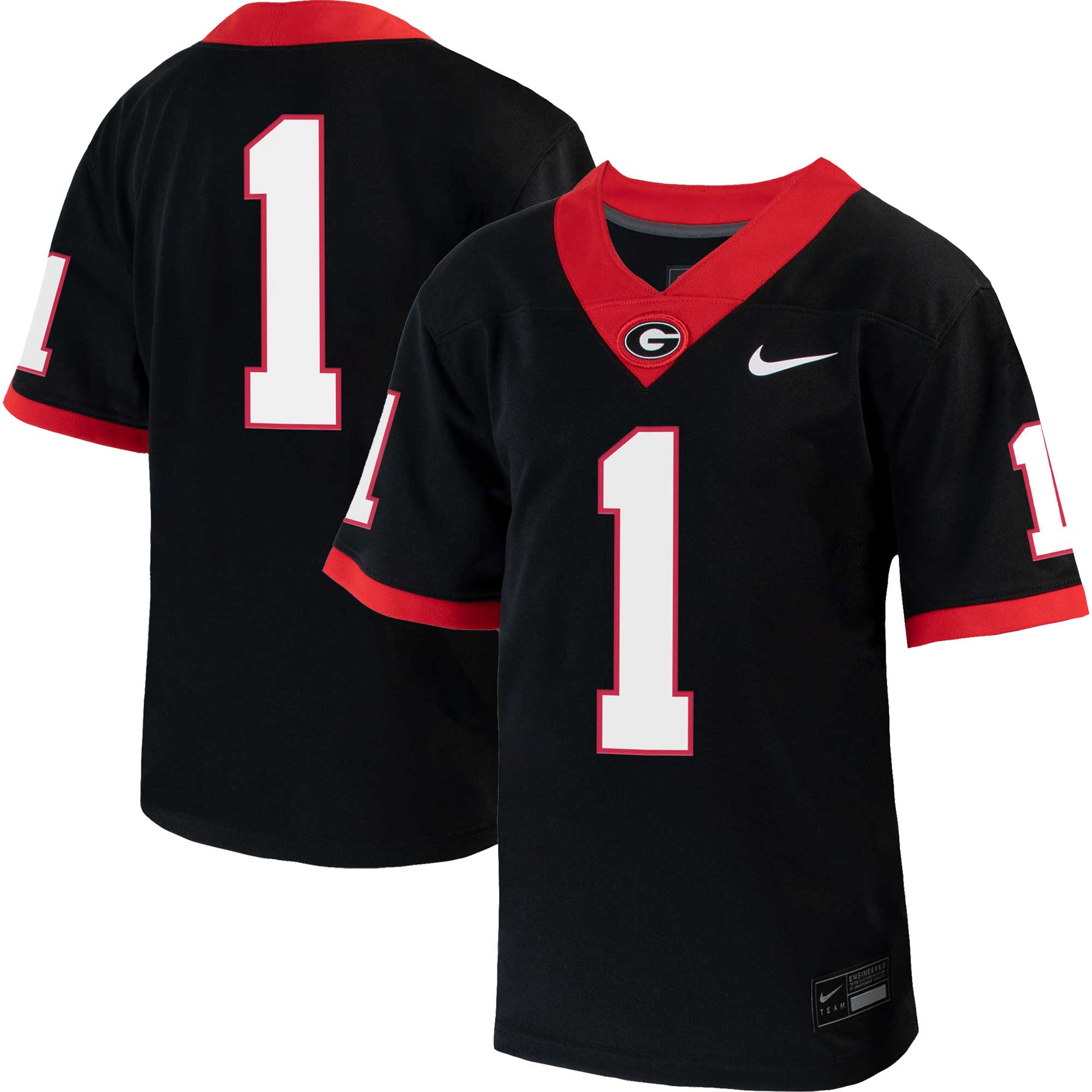 Kids' Georgia Bulldogs Black Jersey