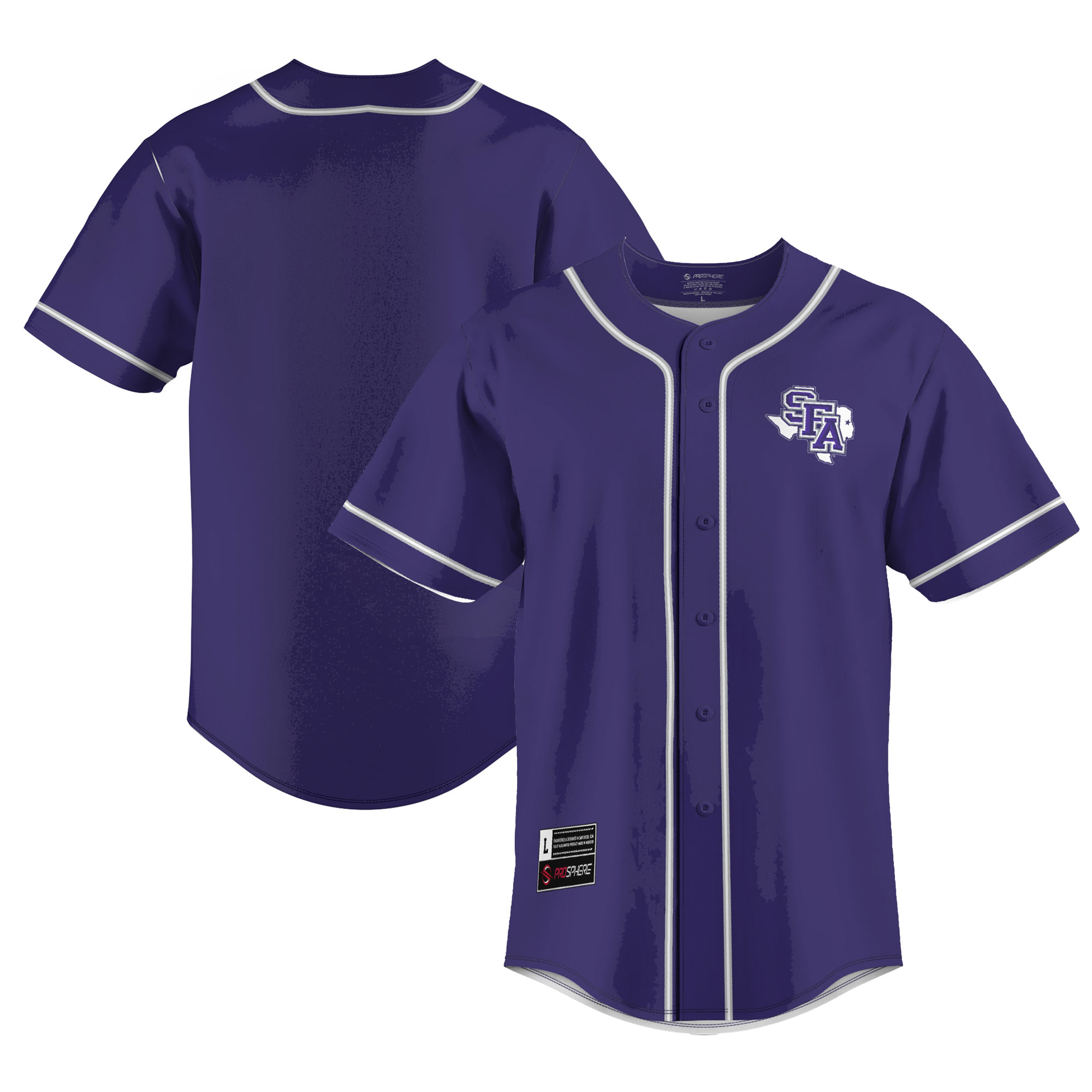 Kids' Stephen F Austin Purple Jersey