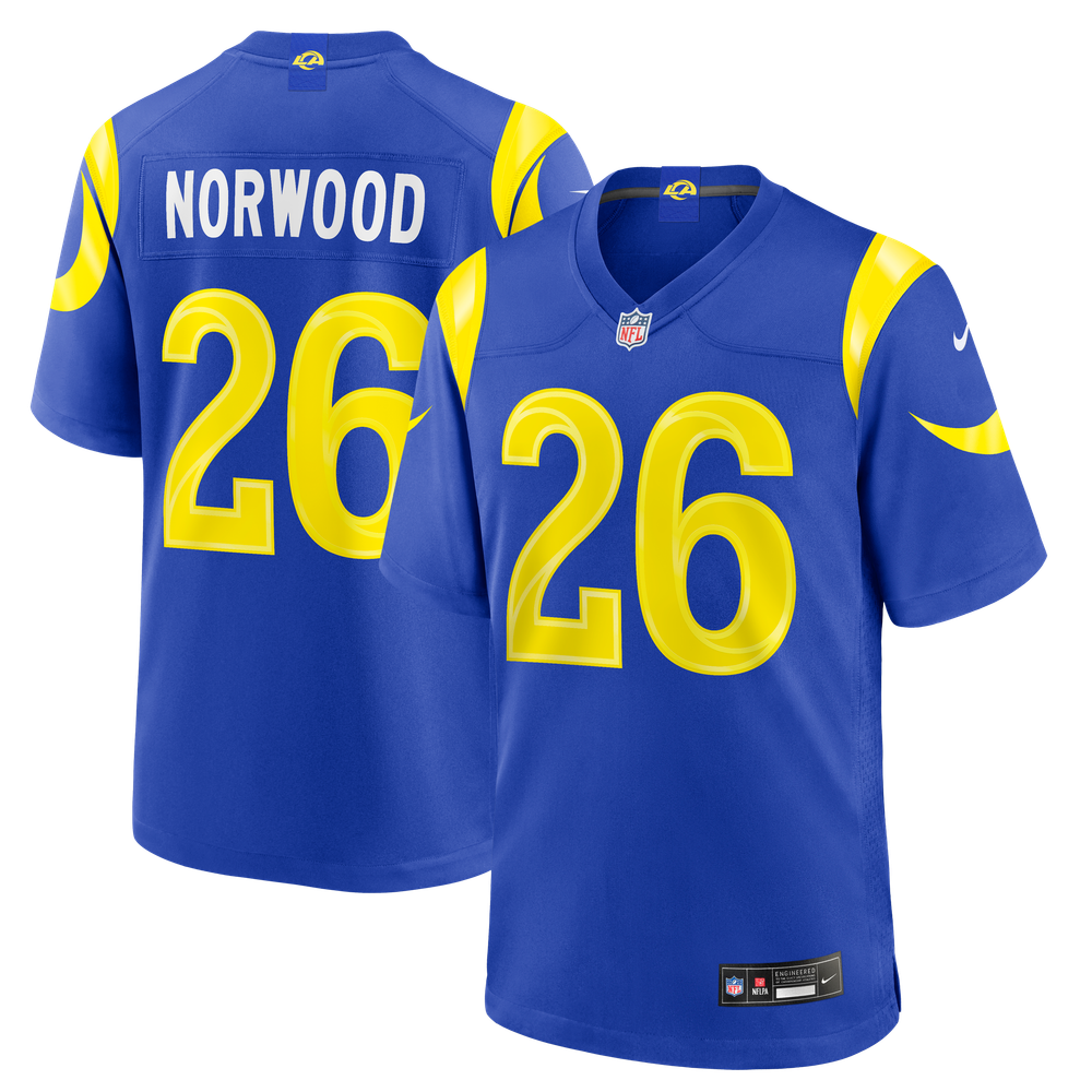 Men's Los Angeles Rams Royal Game Jersey