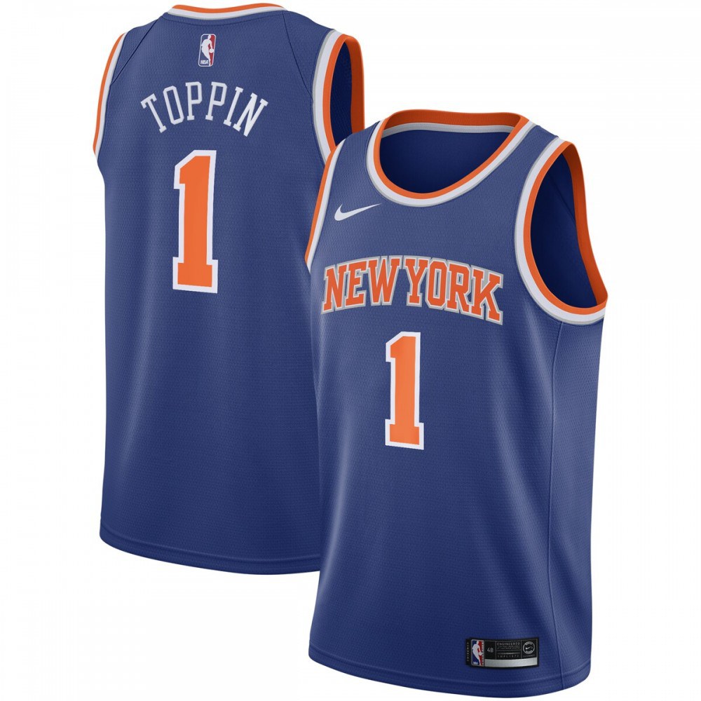 Men's New York Knicks 2020 Royal Icon Swingman Jersey