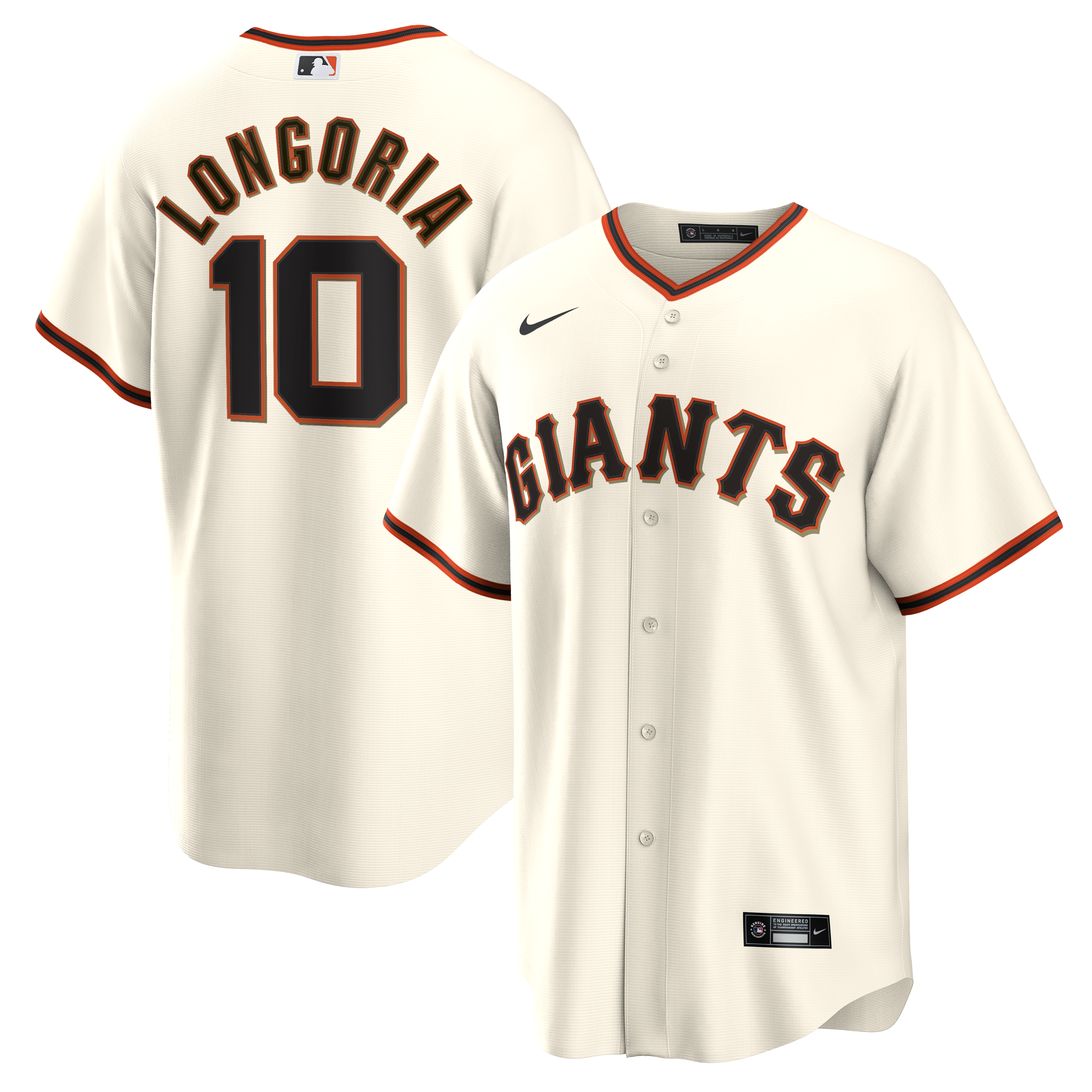 Kids' San Francisco Giants Cream Player Jersey