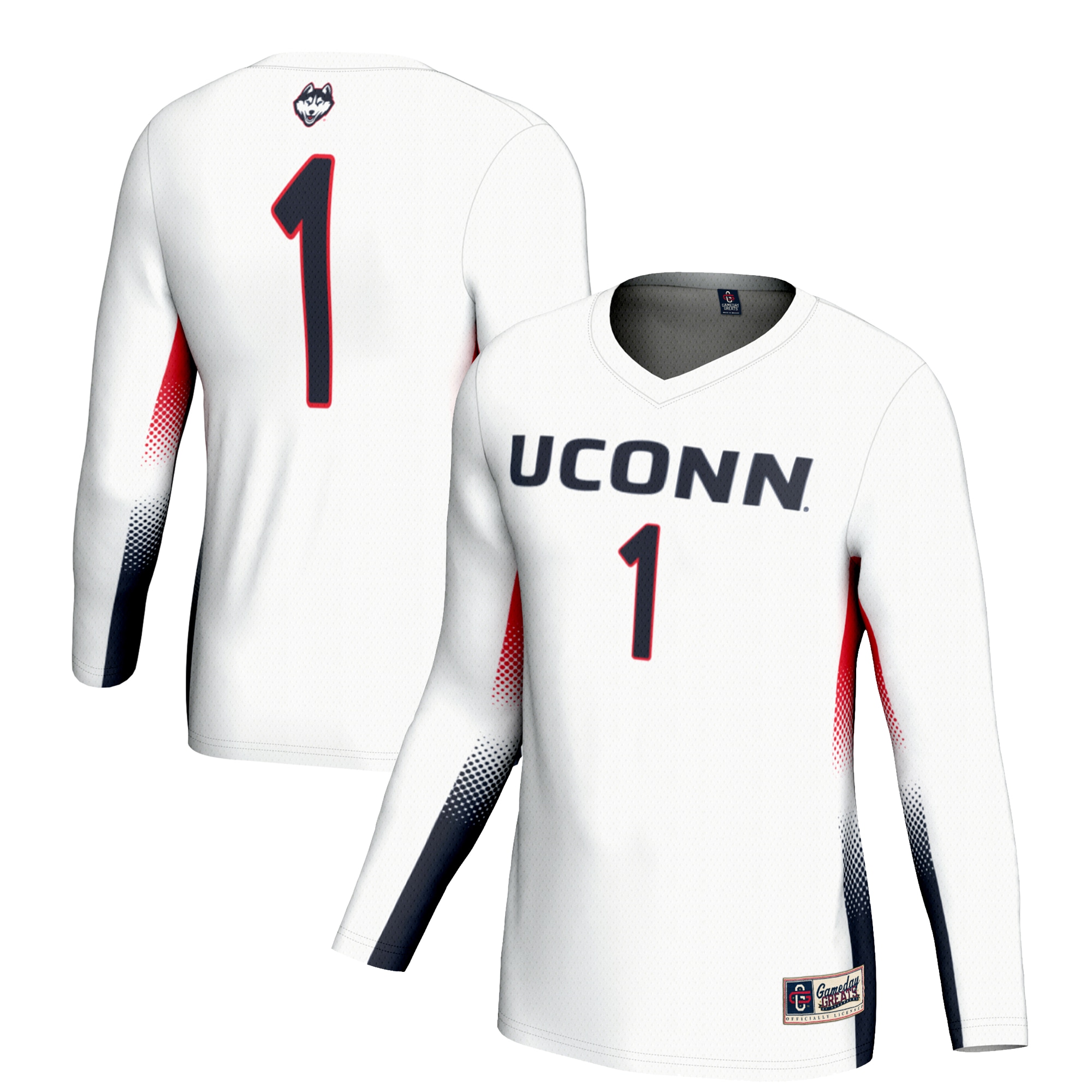 Men's UConn Huskies White Jersey