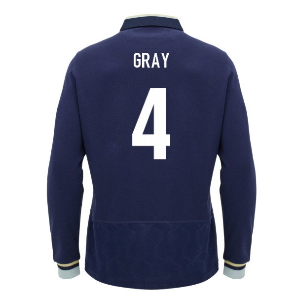 Women's Scotland 2026/27 Gray Home Long Sleeve Jersey
