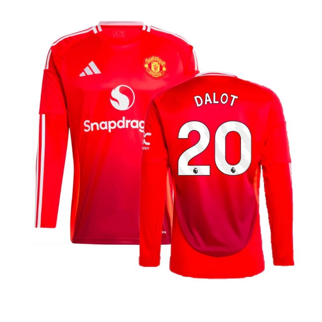 Women's Man Utd 2024/25 Home Long Sleeve Jersey