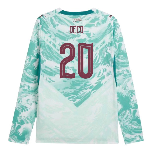 Men's Portugal 2026/27 Away Long Sleeve Jersey