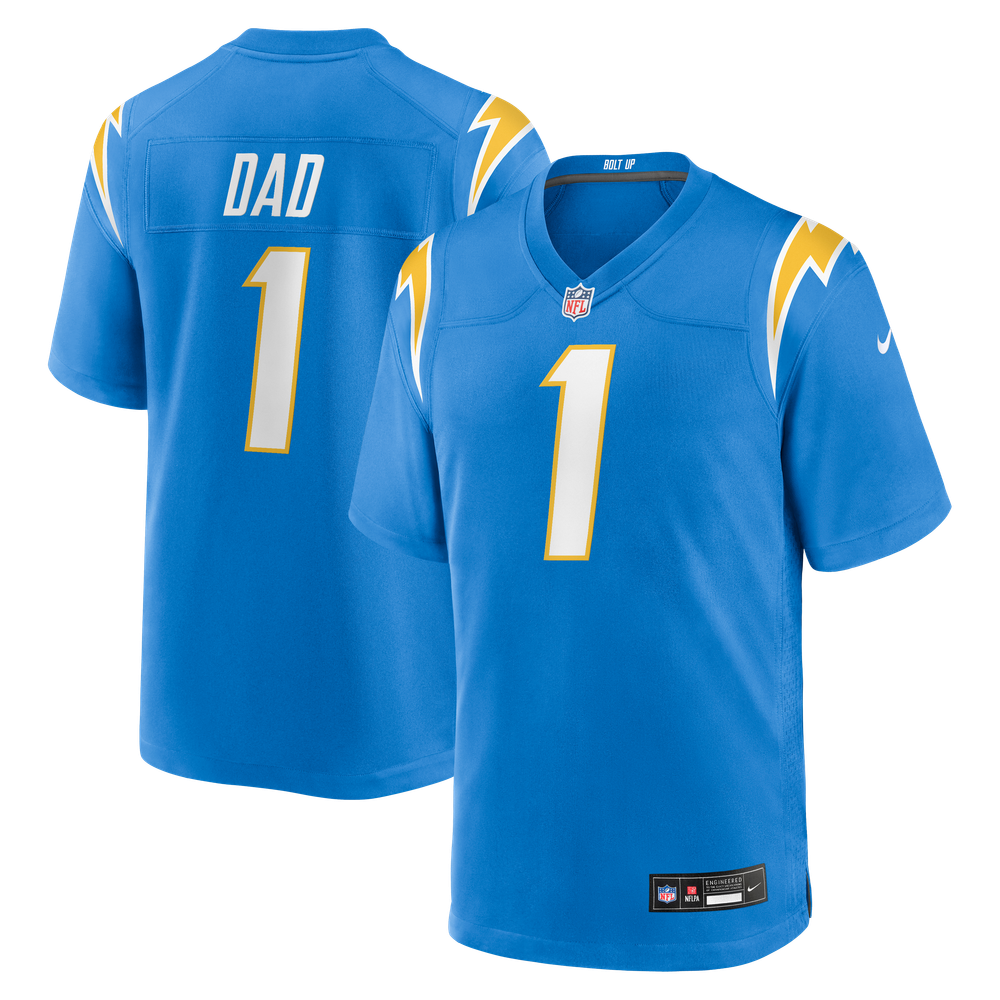 Men's Los Angeles Chargers Powder Game Jersey