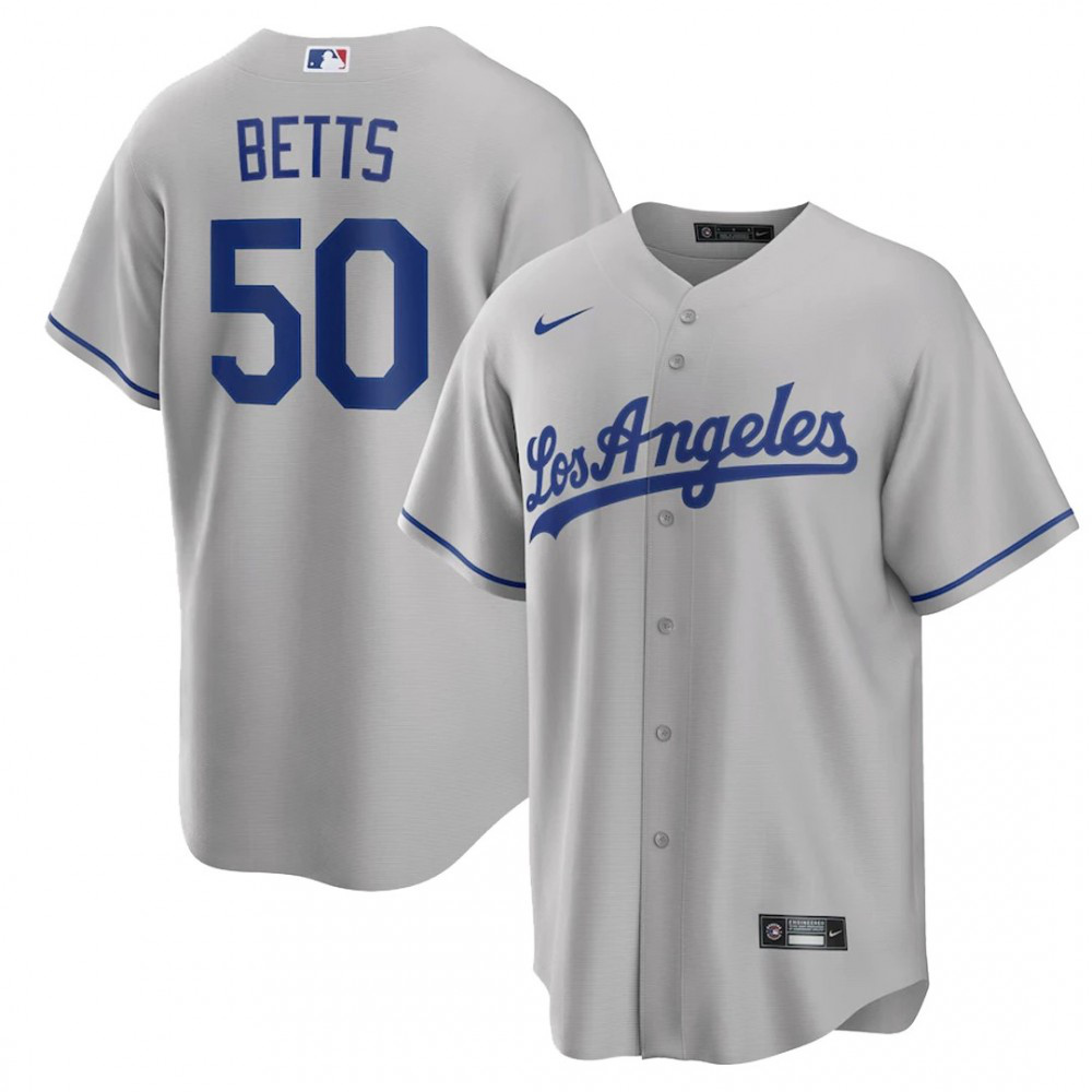 Kids' Los Angeles Dodgers 2020 Gray Alternate Jersey