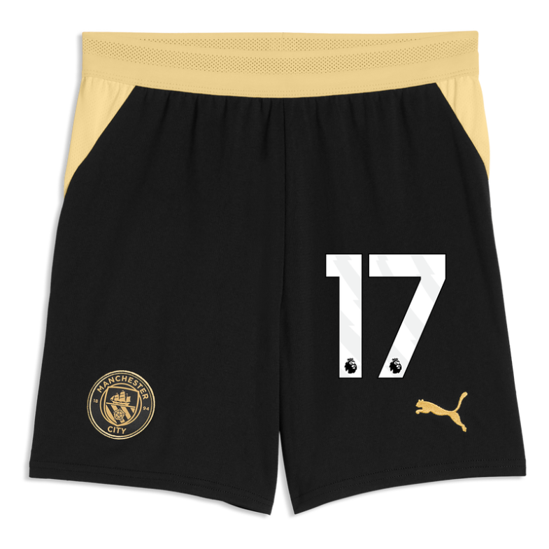 Men's Manchester City 2026/27 Black City Shorts