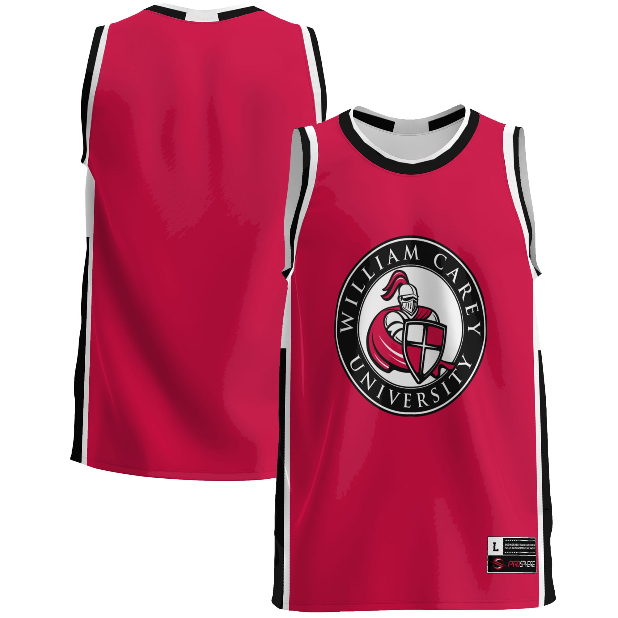 Men's William Carey Crusaders Red Jersey