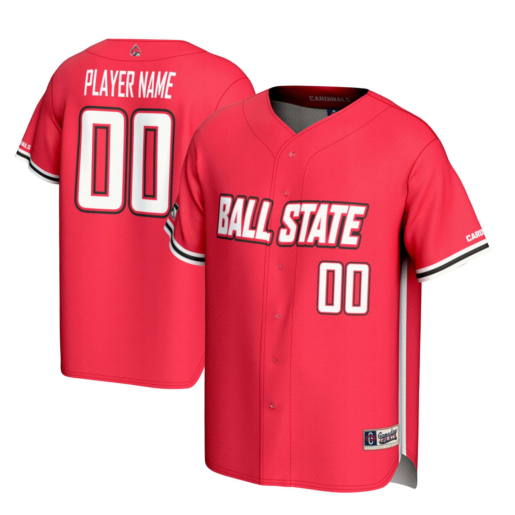 Kids' Ball State Cardinals Cardinal Player Jersey