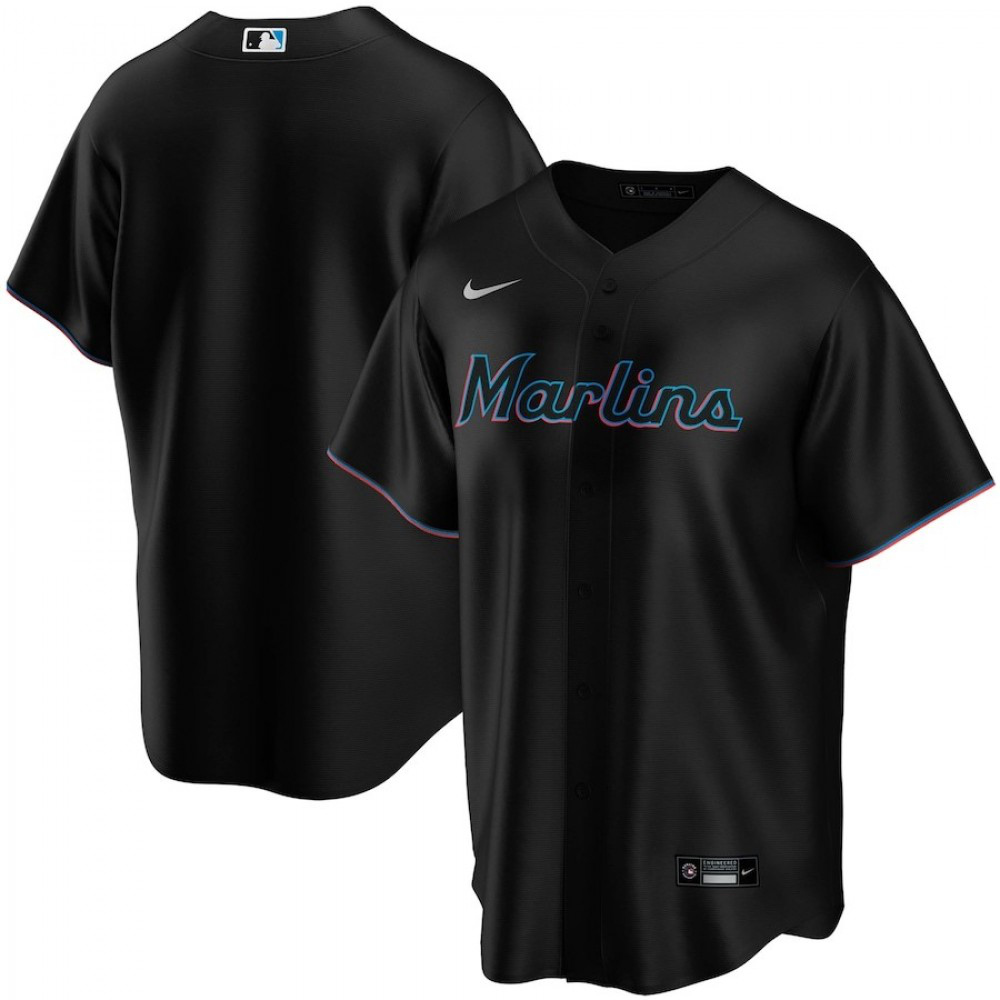Women's Miami Marlins 2020 Black Alternate Jersey