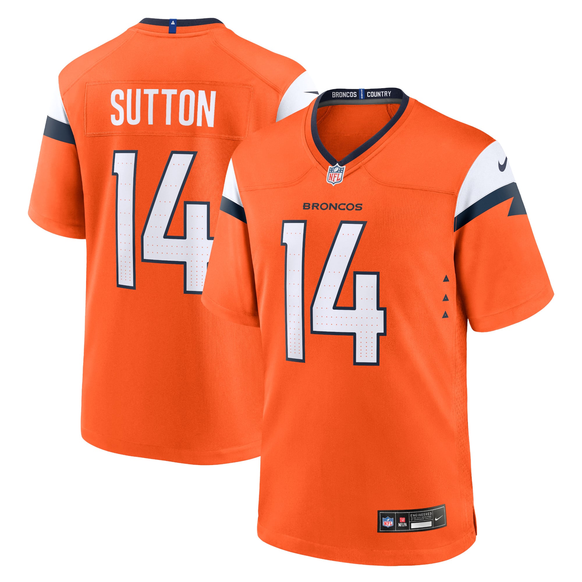Men's Denver Broncos Orange Game Jersey