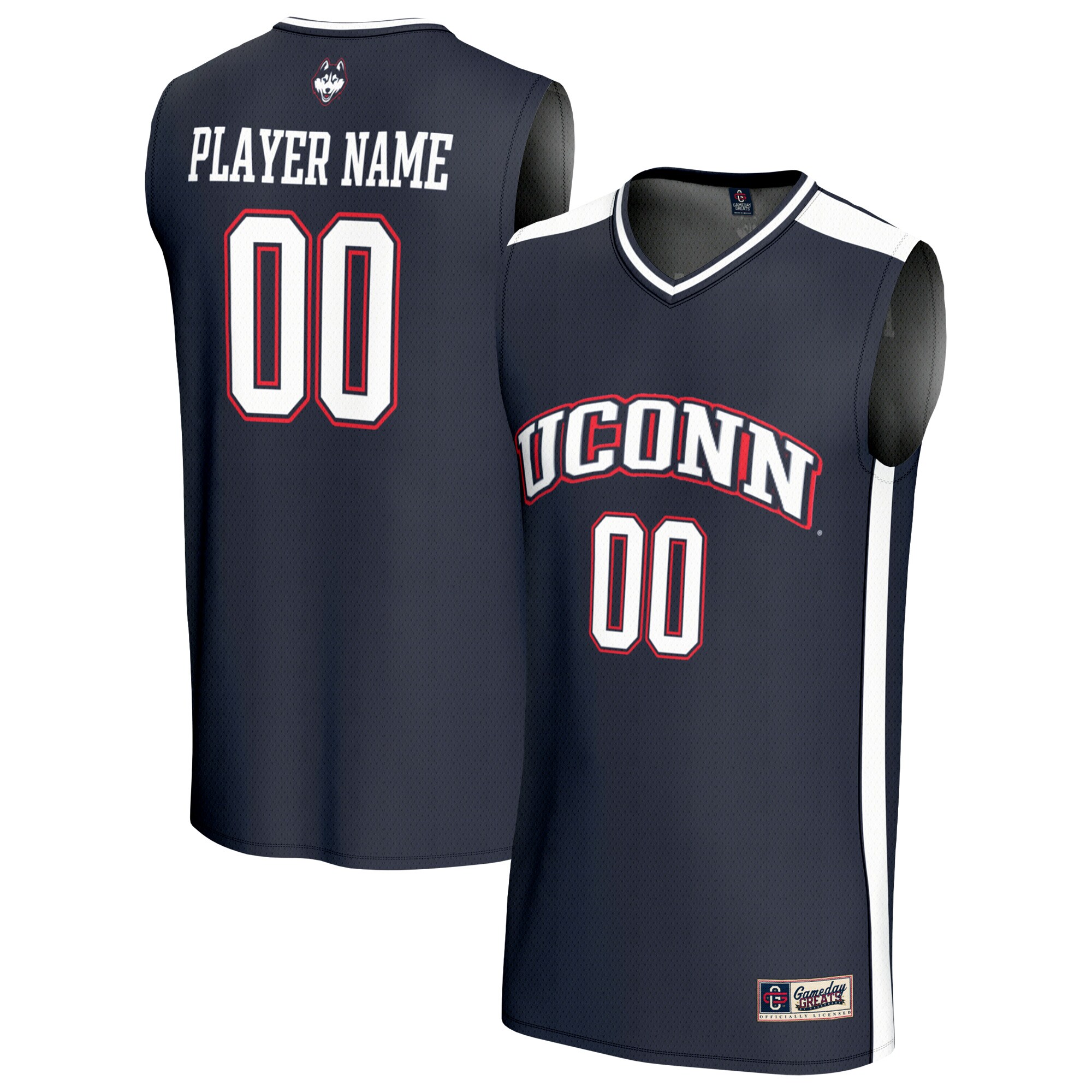 Men's UConn Huskies Navy Player Jersey