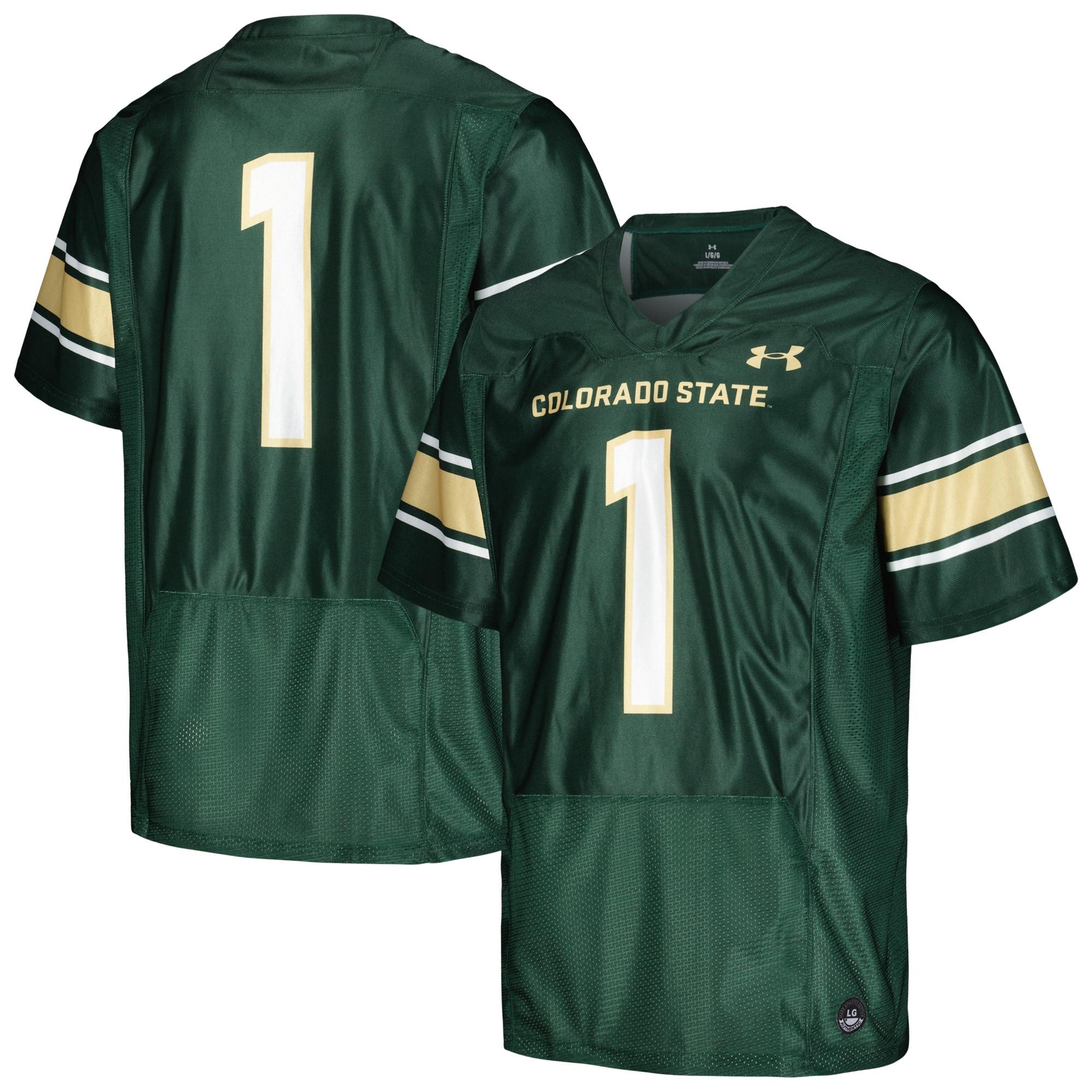 Women's Colorado State Rams Green Replica Jersey