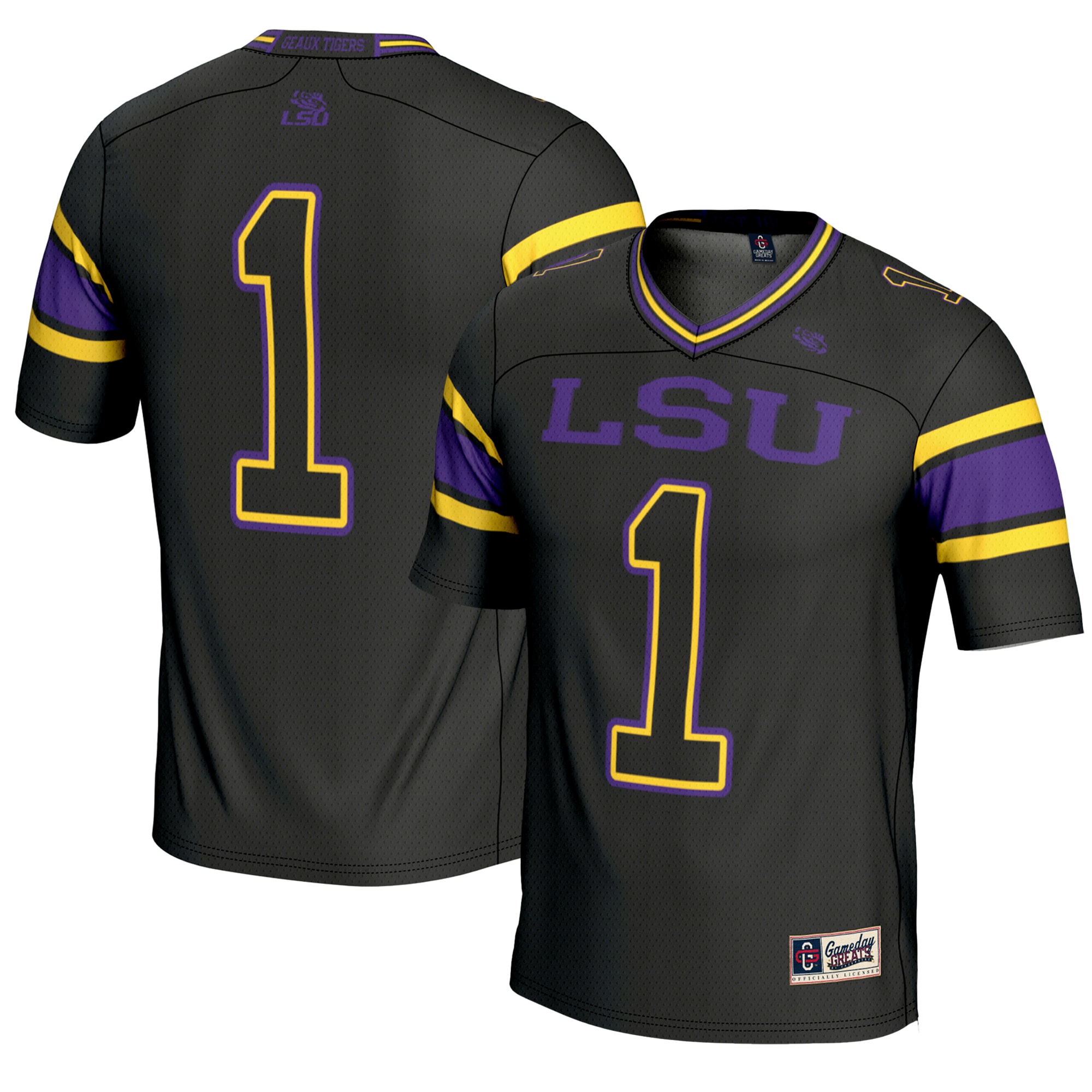 Kids' LSU Tigers Black Jersey