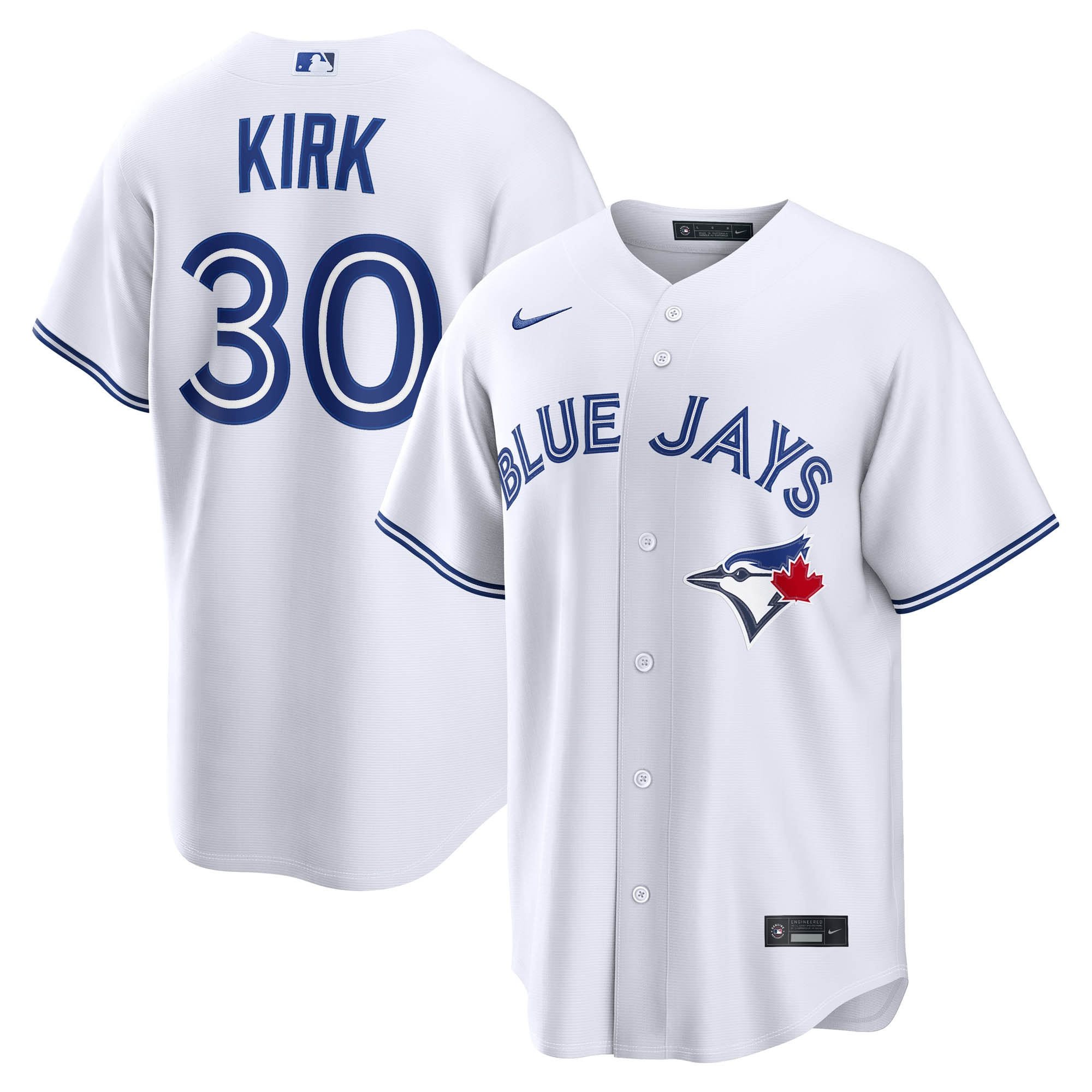 Women's Toronto Blue Jays White Replica Jersey