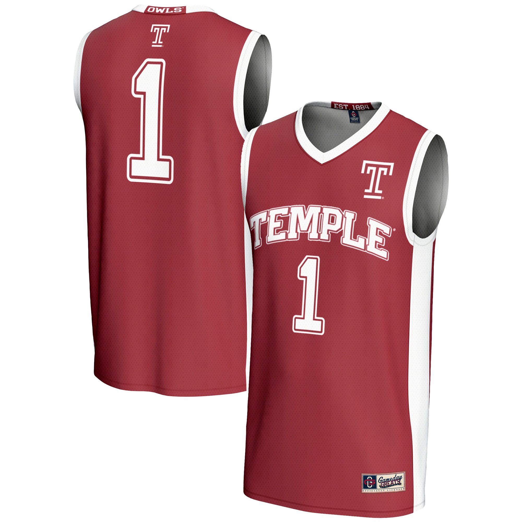 Women's Temple Owls Red Jersey