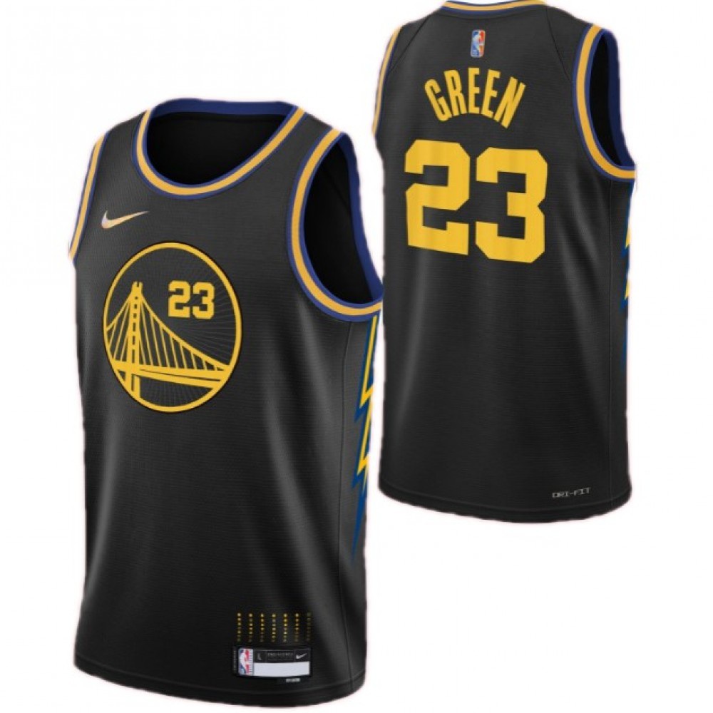 Kids' Golden State Warriors 2021/22 Green City Swingman Jersey