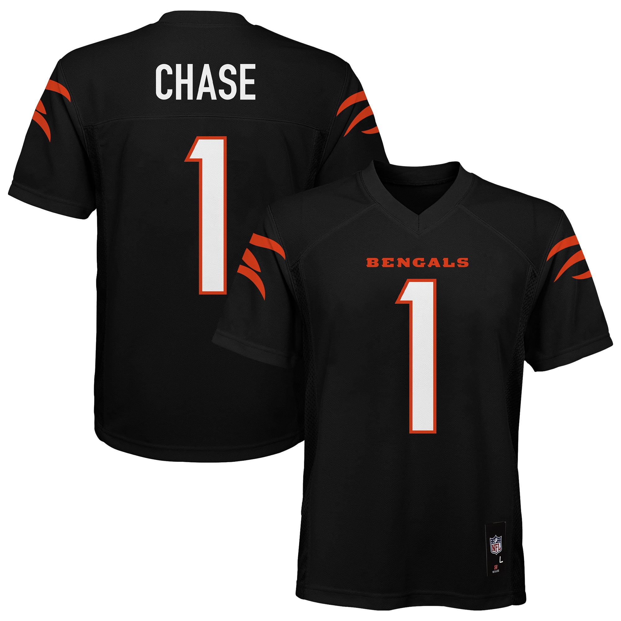 Kids' Cincinnati Bengals Black Replica Jersey