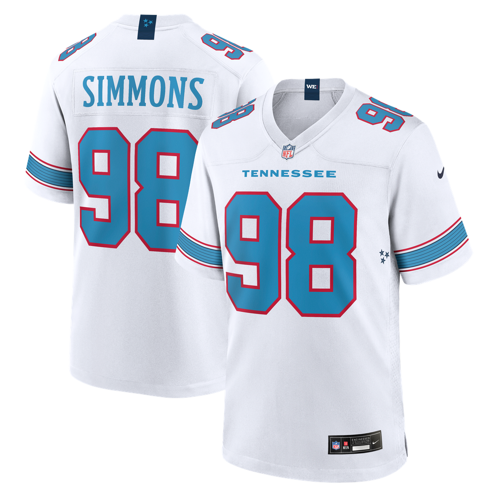 Men's Tennessee Titans White Game Jersey