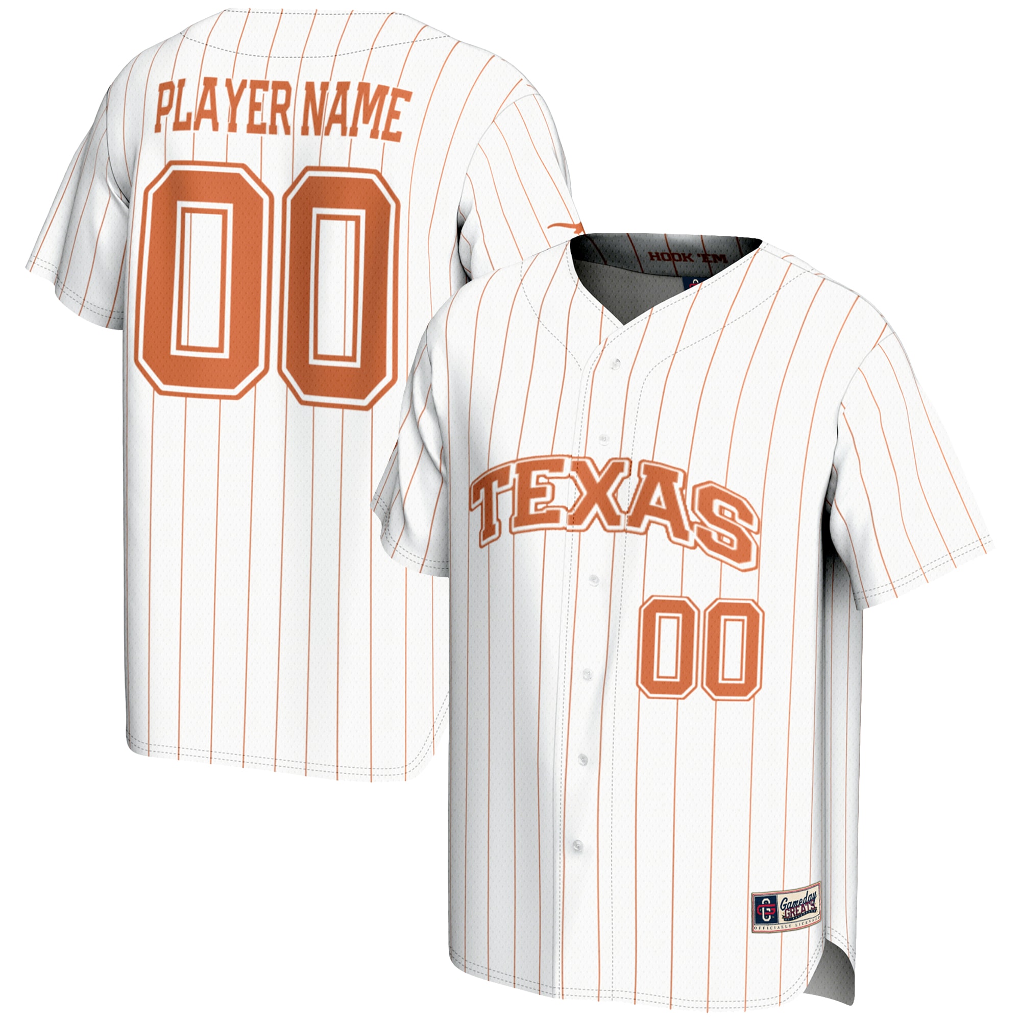 Men's Texas Longhorns White Player Jersey