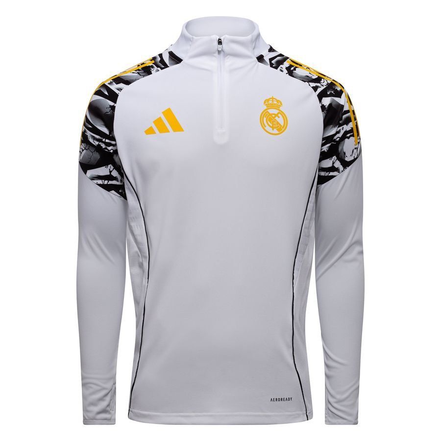 Kids' Real Madrid White Training Jersey
