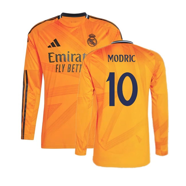 Men's Real Madrid 2024/25 Away Long Sleeve Jersey
