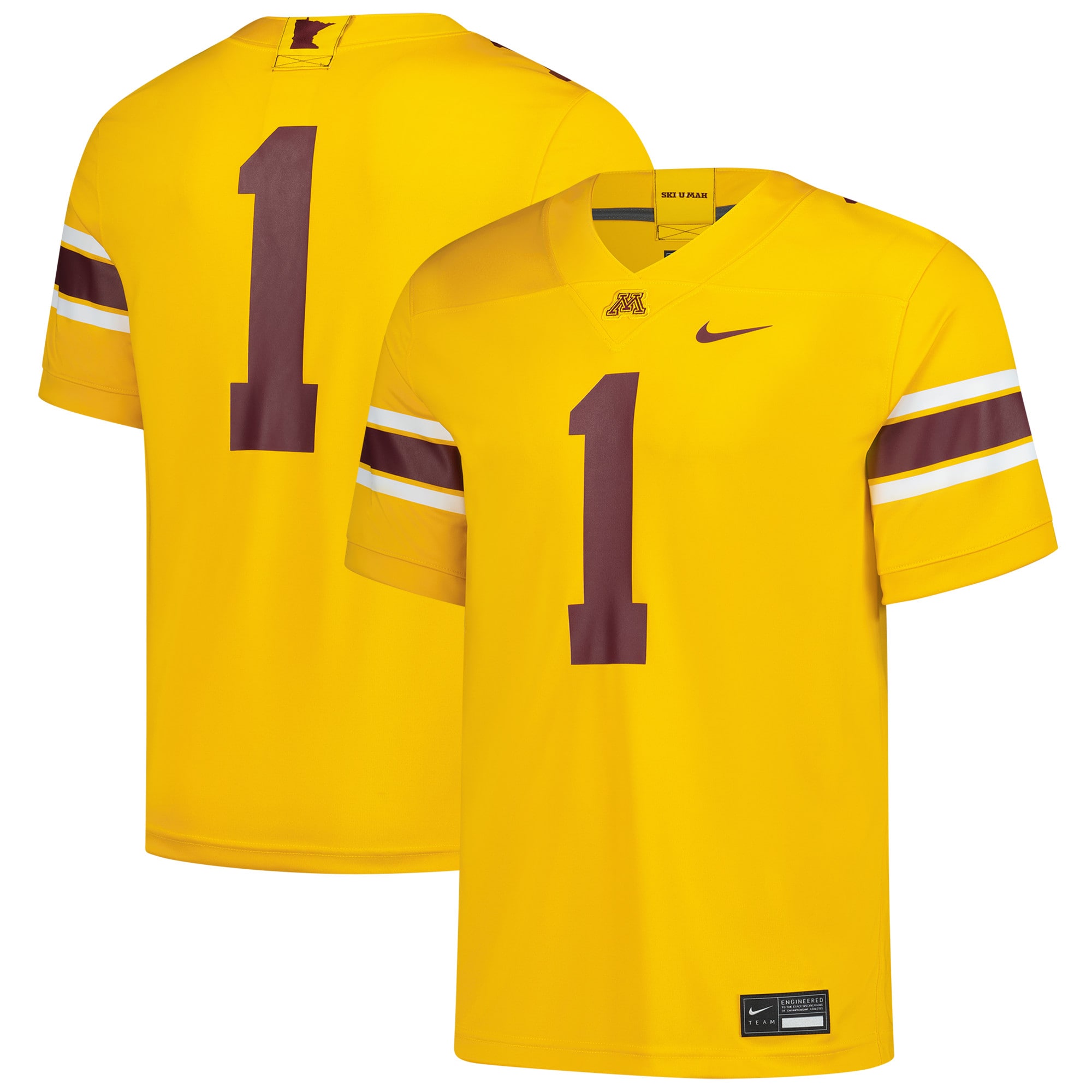 Men's Minnesota Golden Gophers Gold Game Jersey