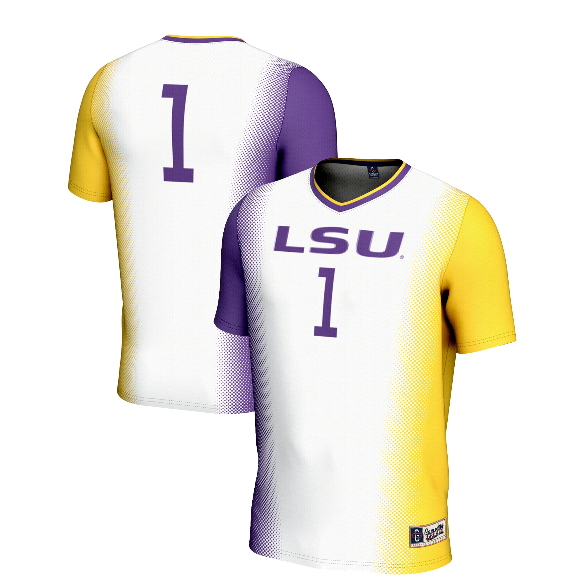 Women's LSU Tigers White Jersey
