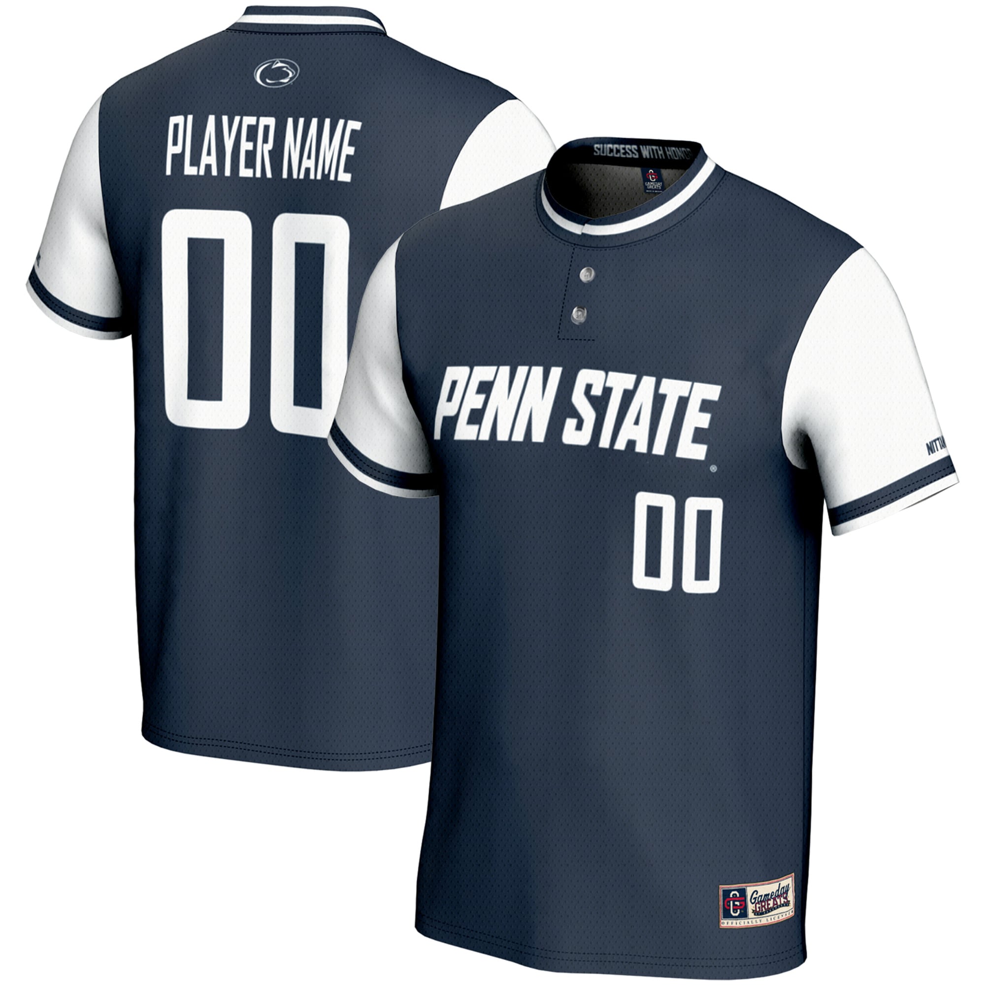 Men's Penn State Nittany Lions Navy Player Jersey