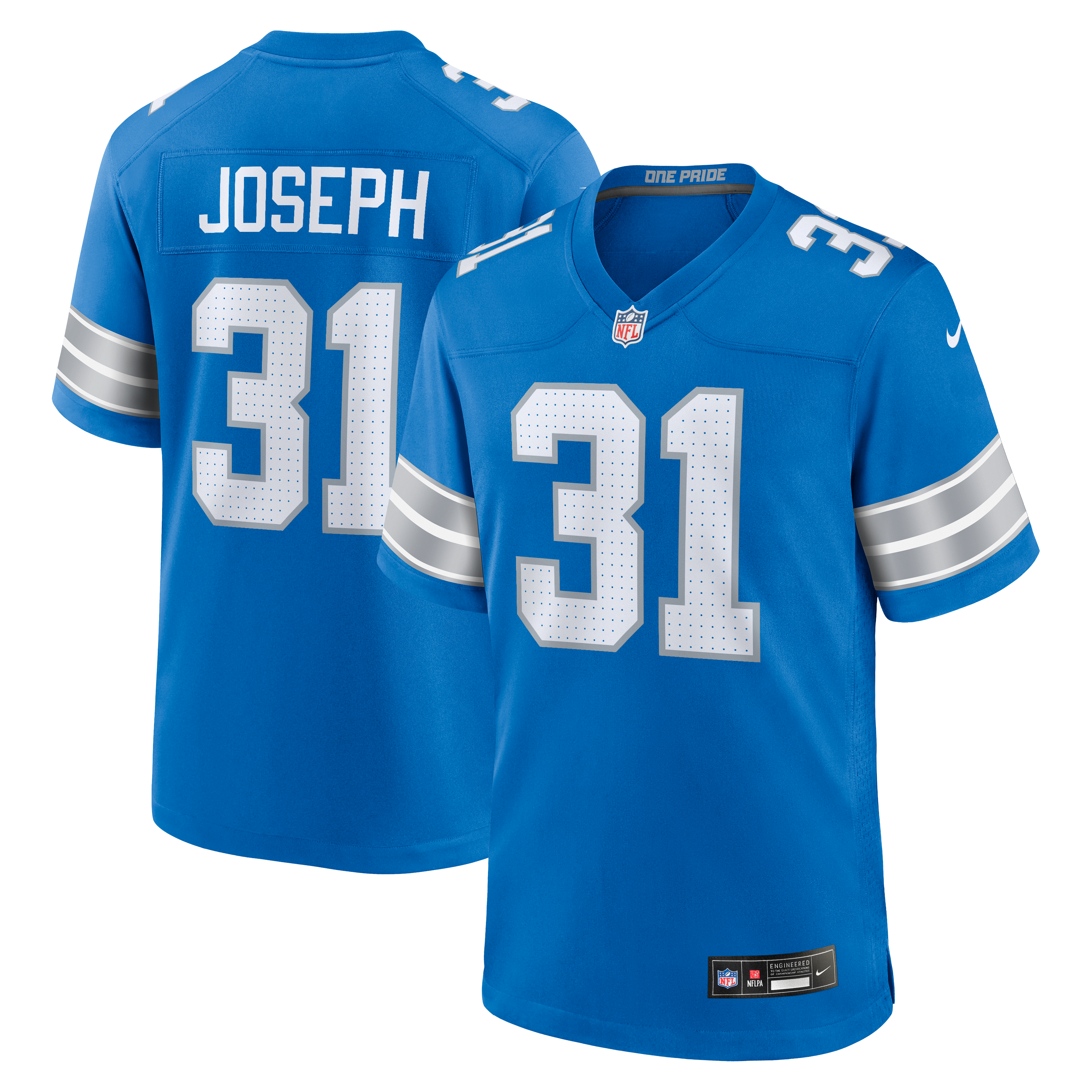 Women's Detroit Lions Blue Game Jersey
