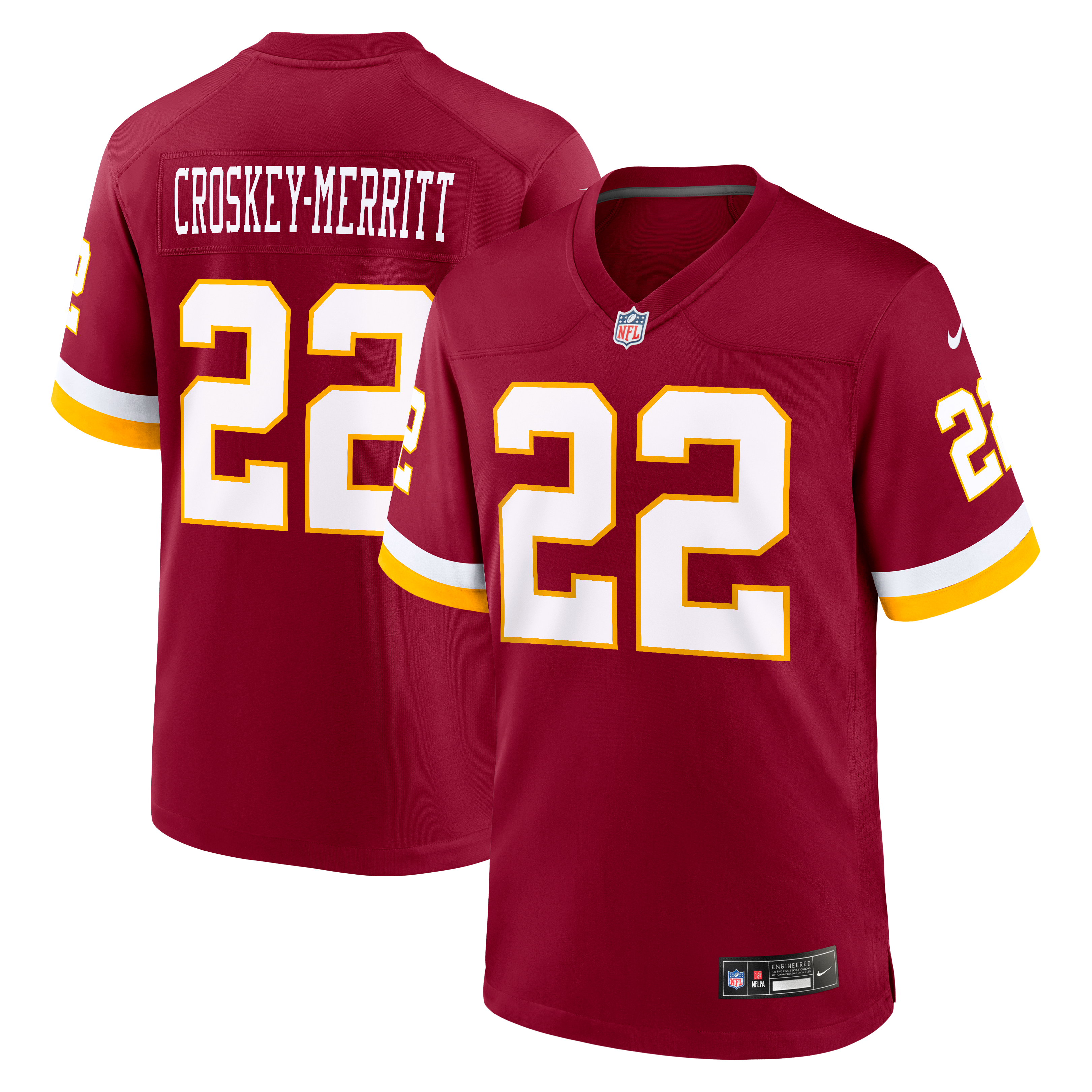 Kids' Washington Commanders Burgundy Game Jersey