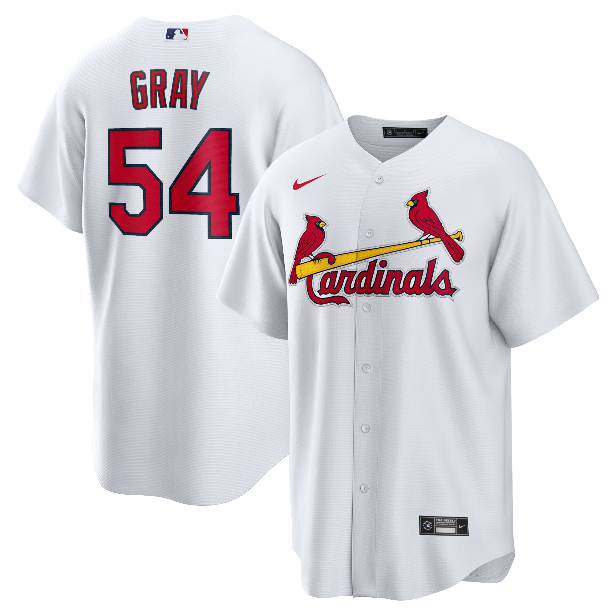 Women's St. Louis Cardinals Gray Replica Jersey