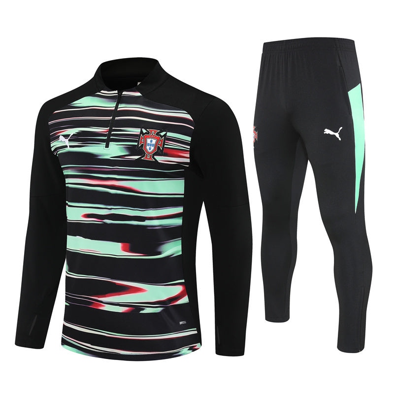 Men's Portugal 2025/26 Green Training Tracksuit