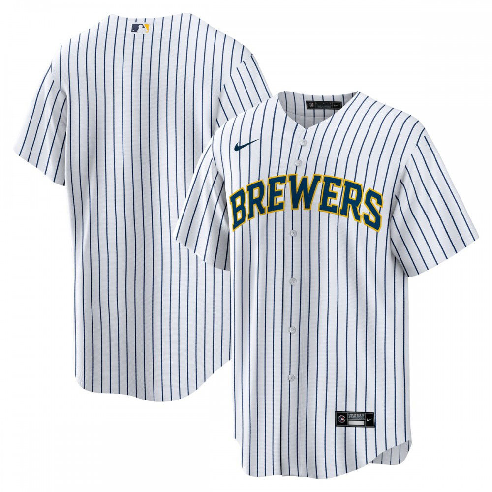 Women's Milwaukee Brewers White Replica Jersey