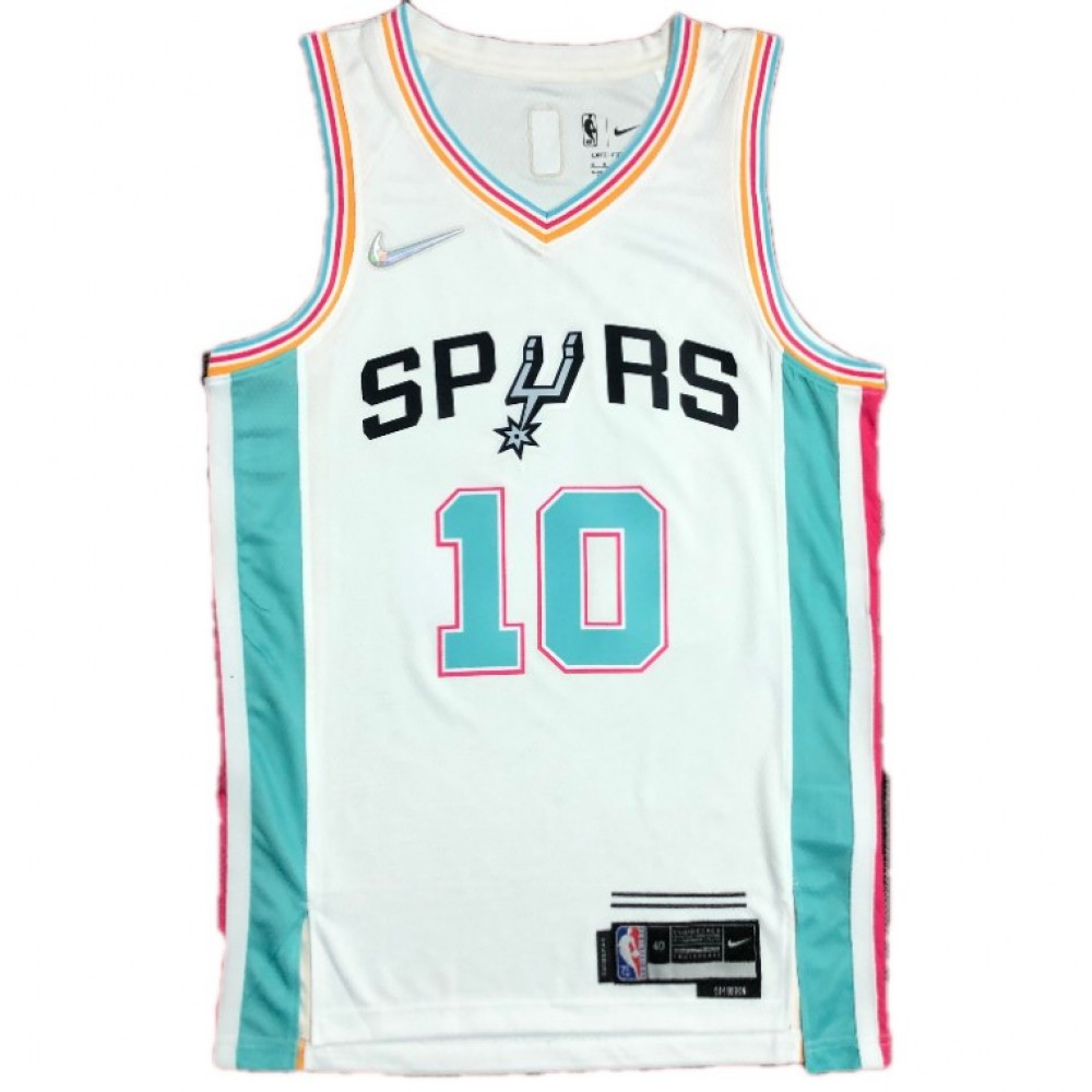 Women's San Antonio Spurs 2021/22 White City Swingman Jersey