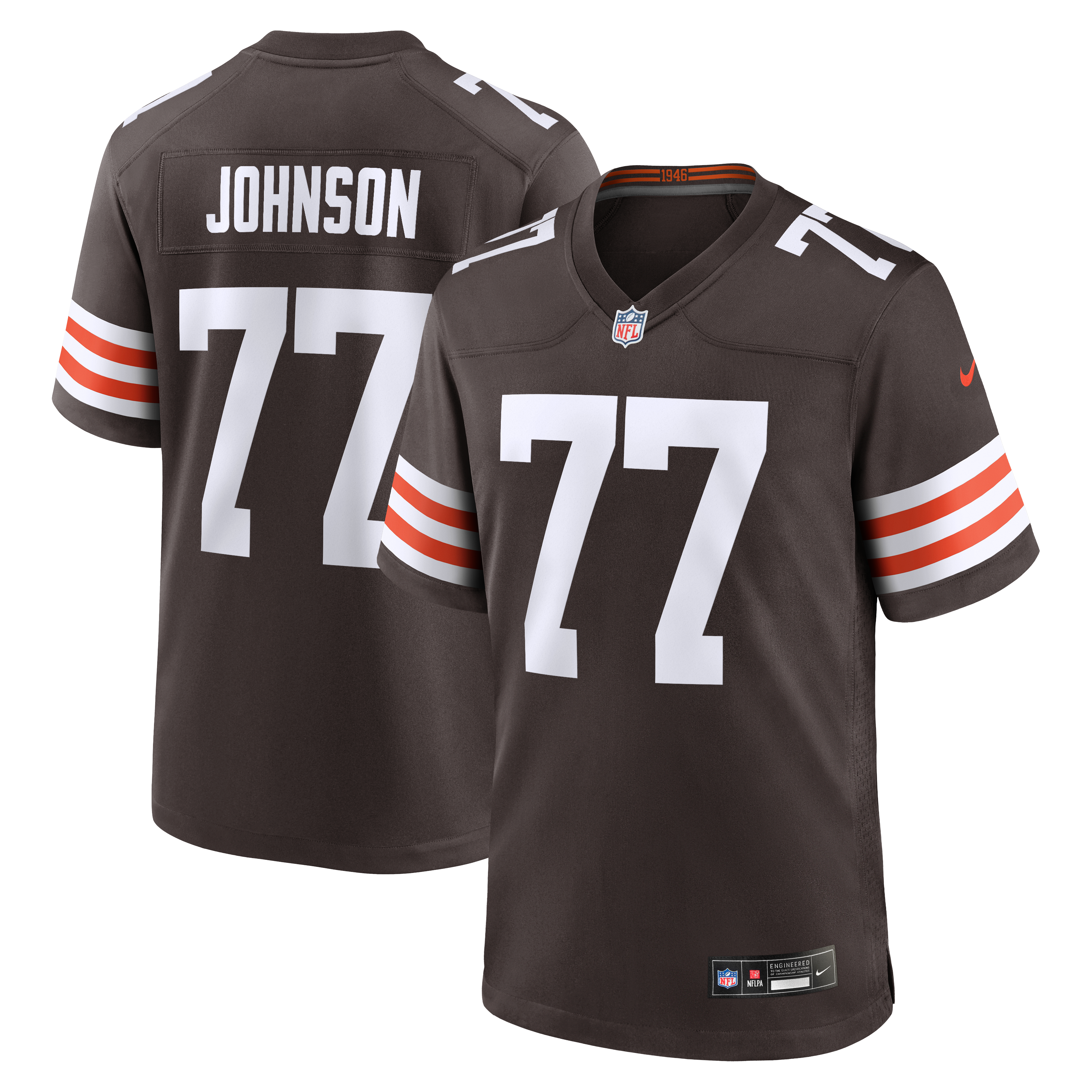 Men's Cleveland Browns Brown Game Jersey