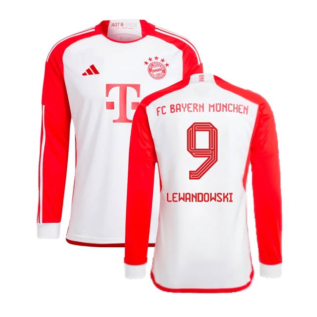 Women's Bayern Munich 2023/24 Home Long Sleeve Jersey