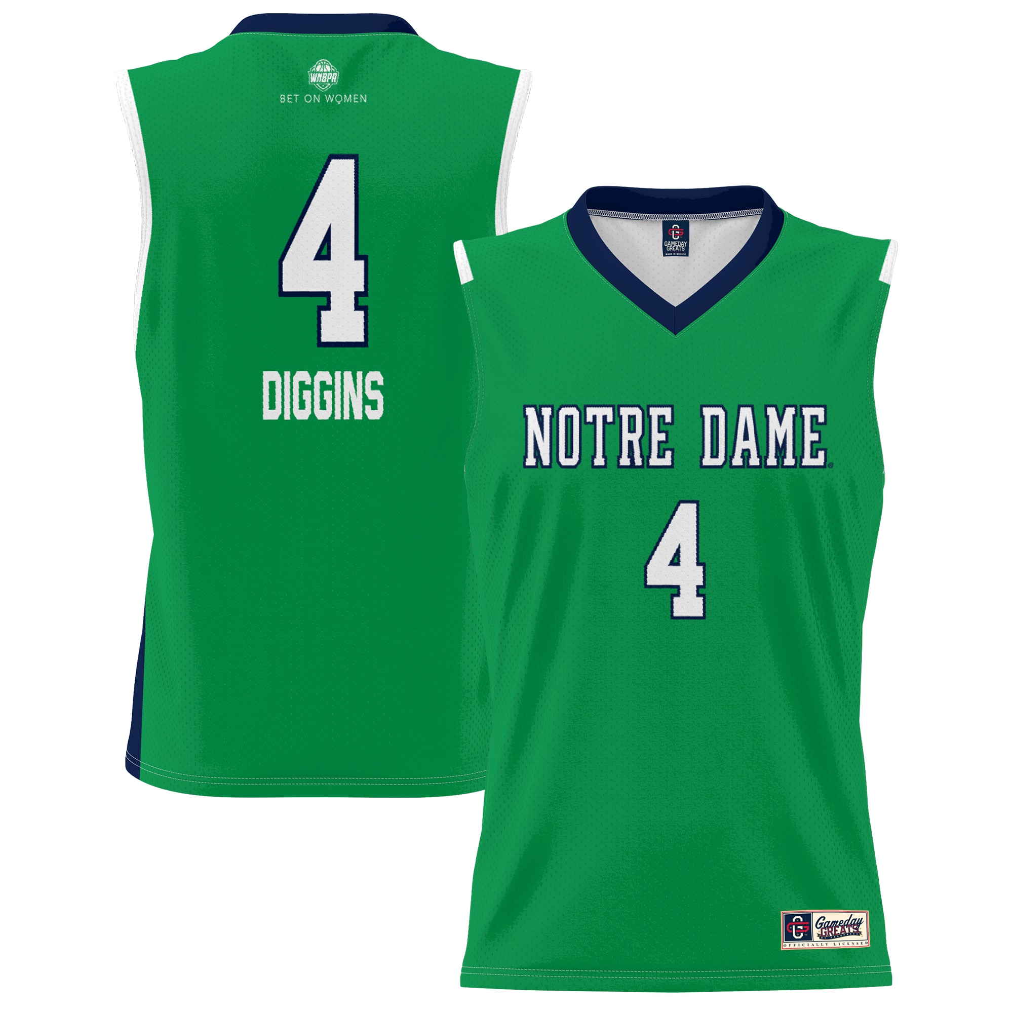 Women's Notre Dame Fighting Irish Green Jersey