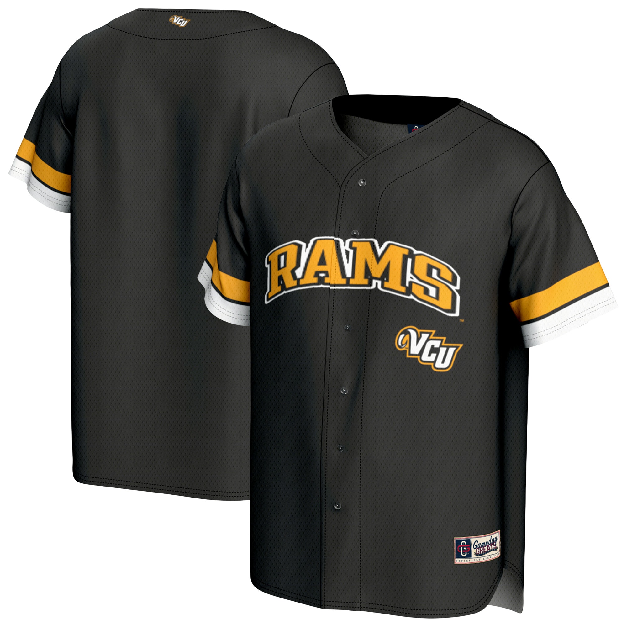 Men's VCU Rams Black Jersey