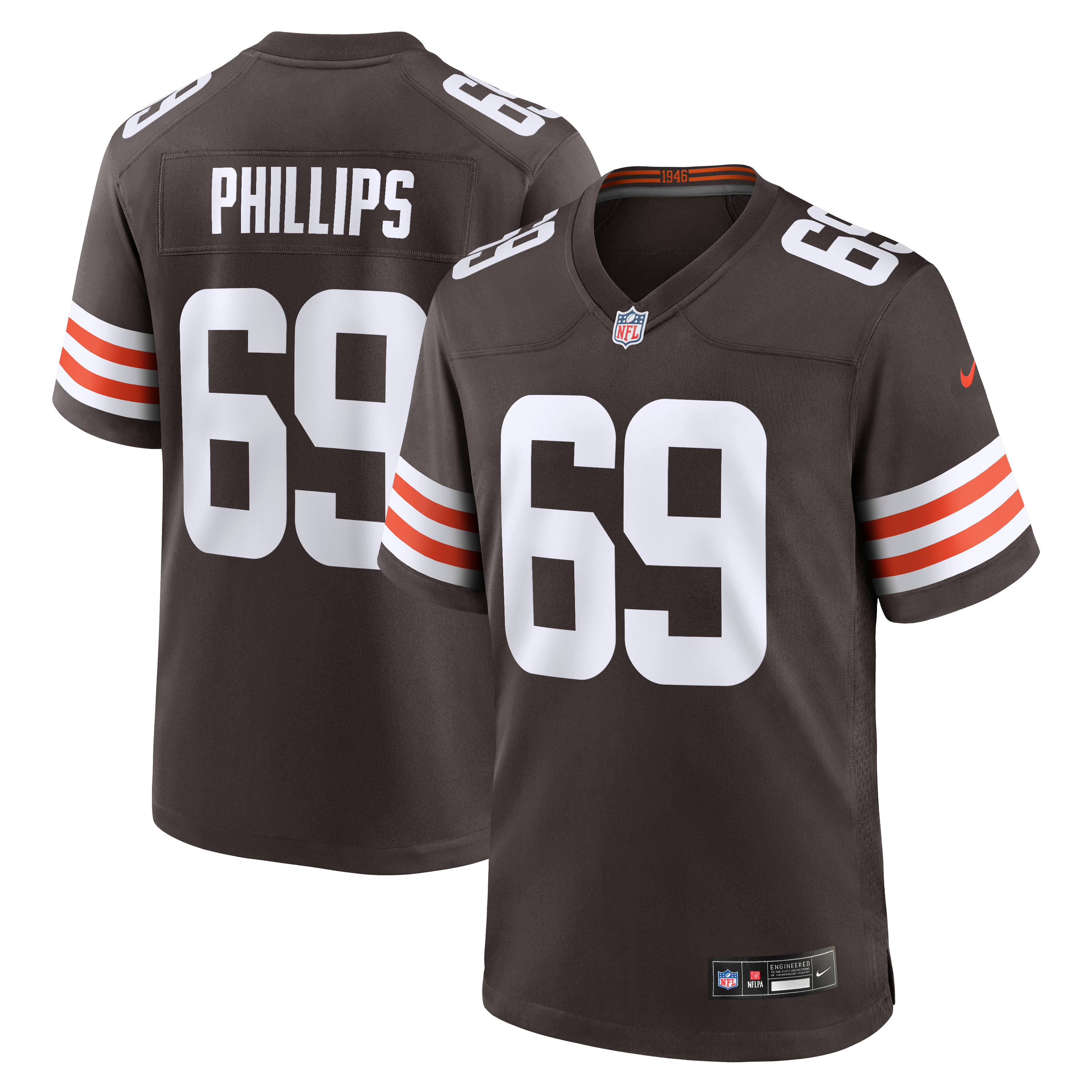 Men's Cleveland Browns Brown Game Jersey