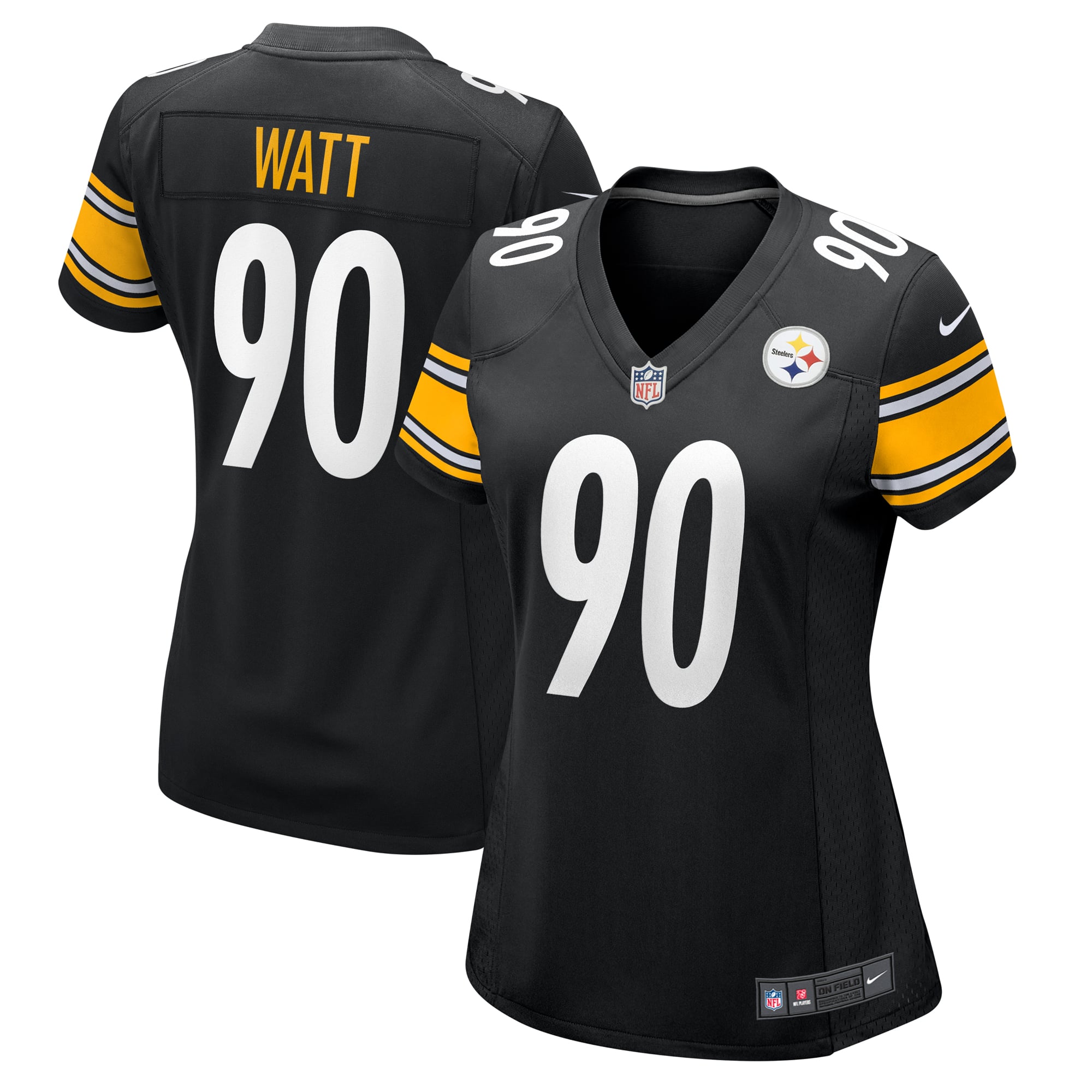 Women's Pittsburgh Steelers Black Game Jersey