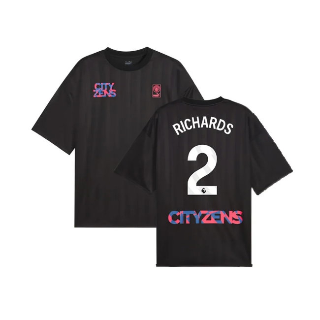 Men's Man City 2023/24 Black City Jersey