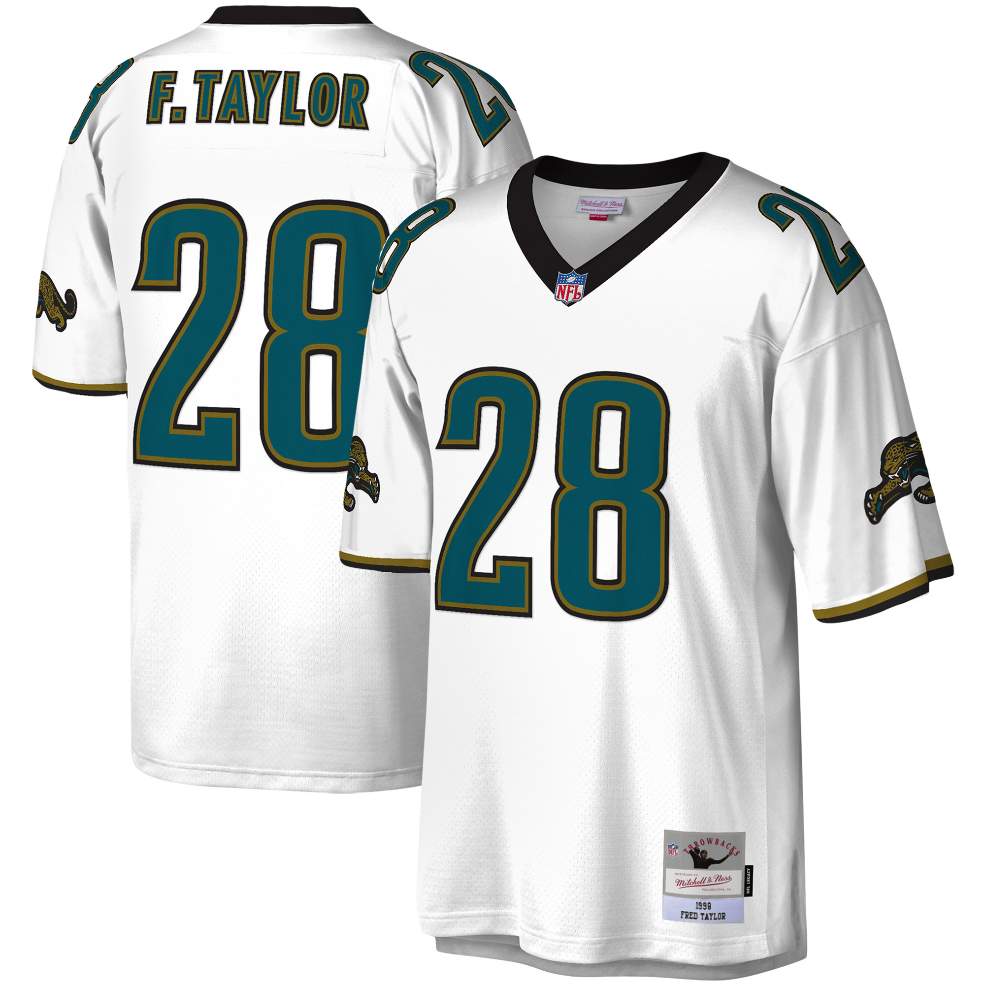 Men's Jacksonville Jaguars White Replica Jersey