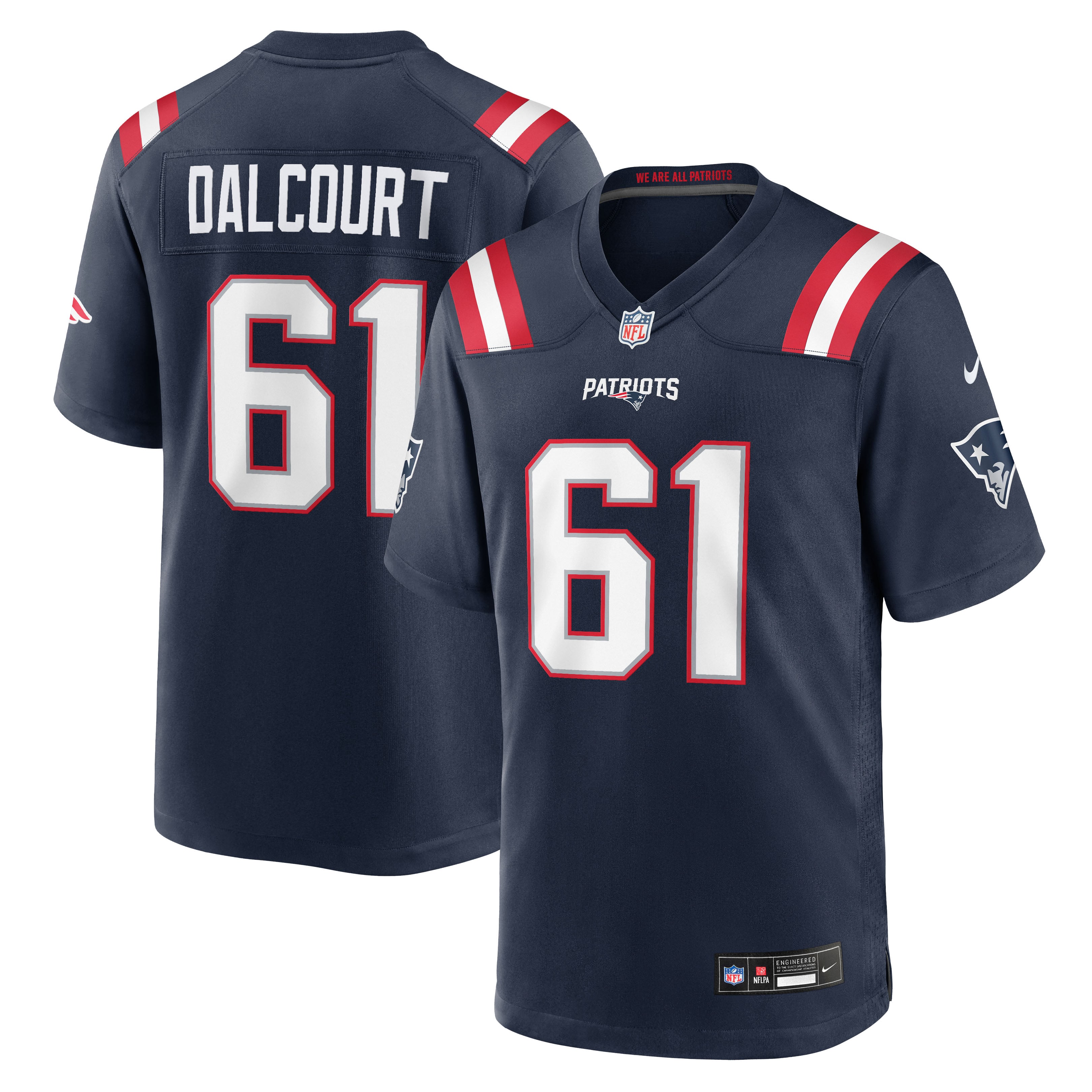 Women's New England Patriots Navy Game Jersey
