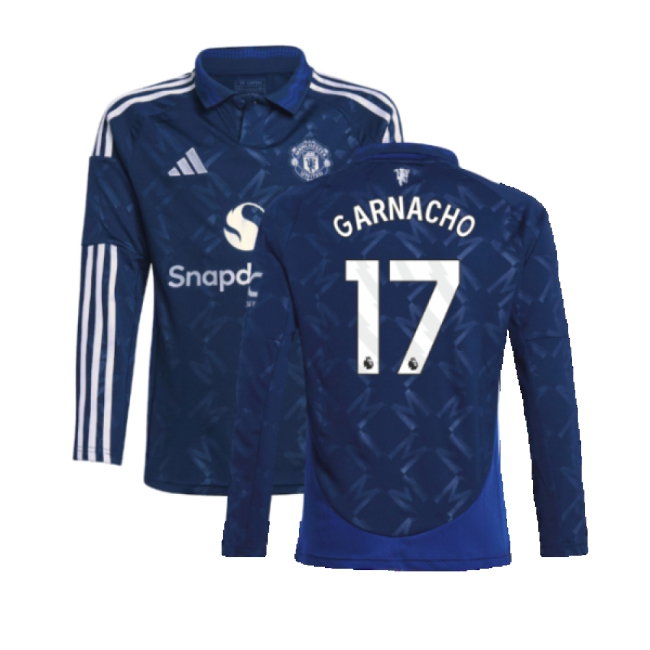 Men's Man Utd 2024/25 Away Long Sleeve Jersey
