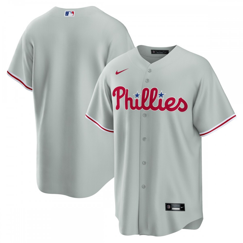 Men's Philadelphia Phillies Gray Replica Jersey