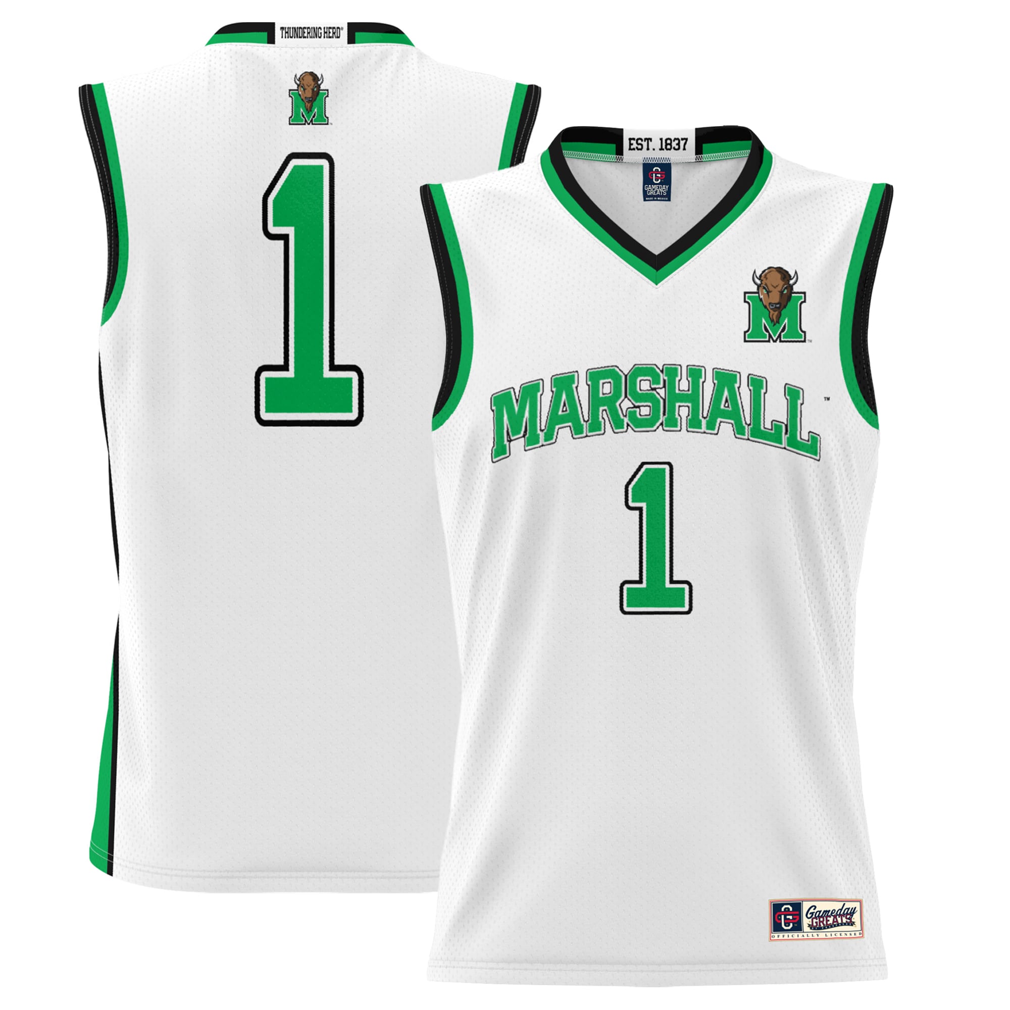 Women's Marshall Thundering Herd White Jersey