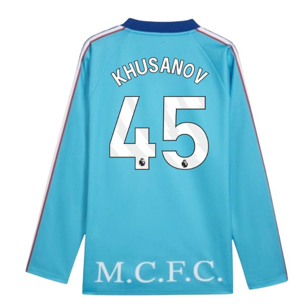 Men's Man City 2026/27 Blue City Long Sleeve Jersey