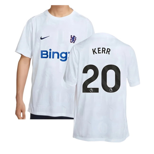 Kids' Chelsea 2025/26 White Pro Jersey